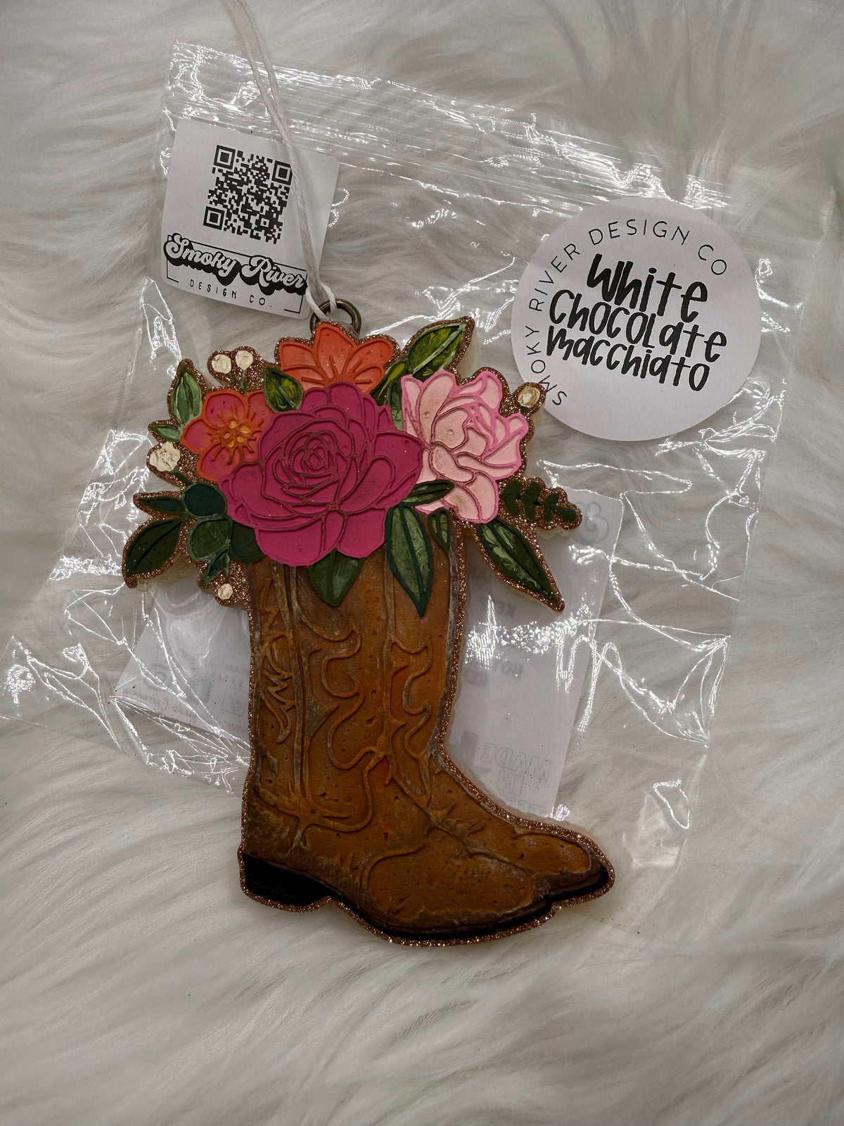 Floral Cowboy Boots Freshie