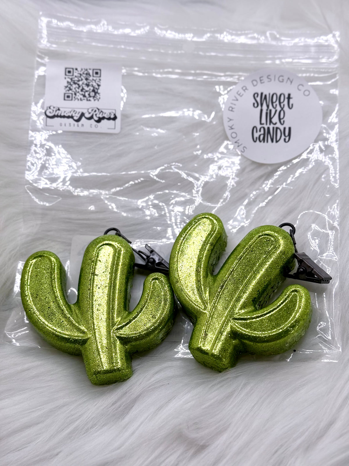 Cactus Vent Clip Freshie Set