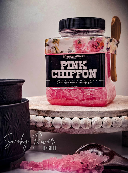 Pink Chiffon Cowpoke Crackle