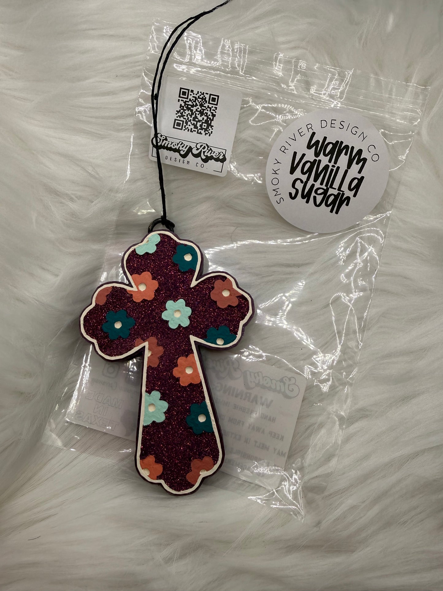 Floral Cross Freshie