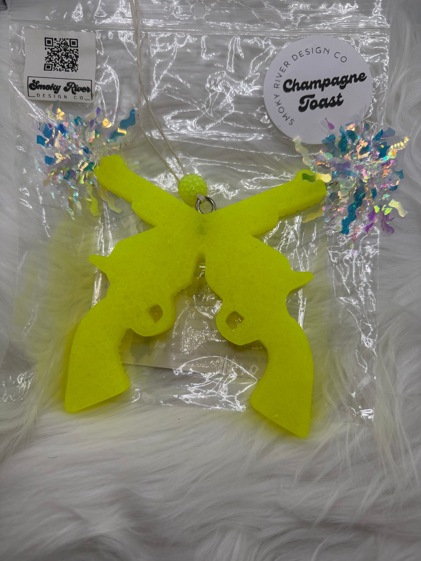 Double Barrel With Confetti Freshie