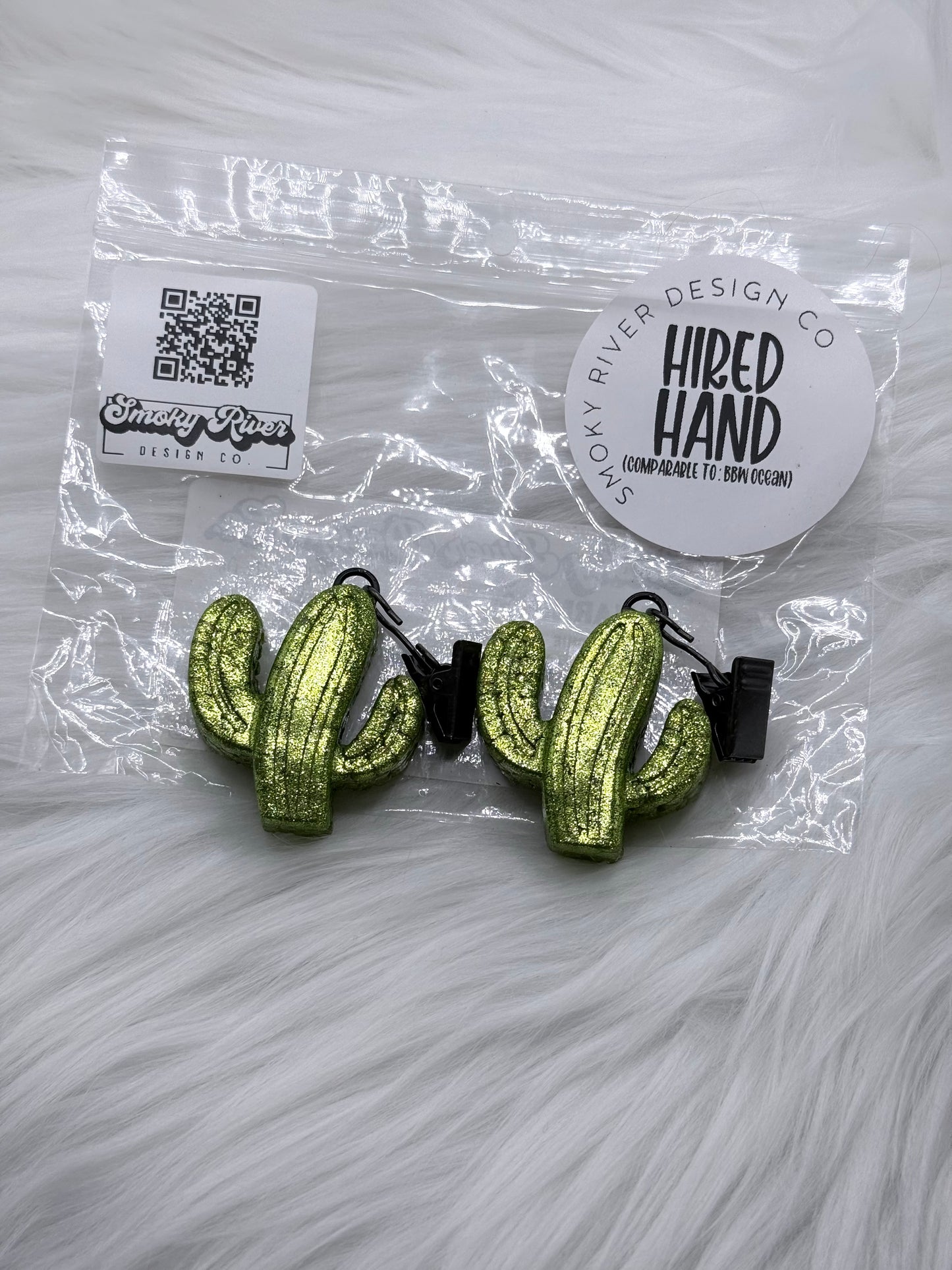 Cactus Vent Clip Freshie Set