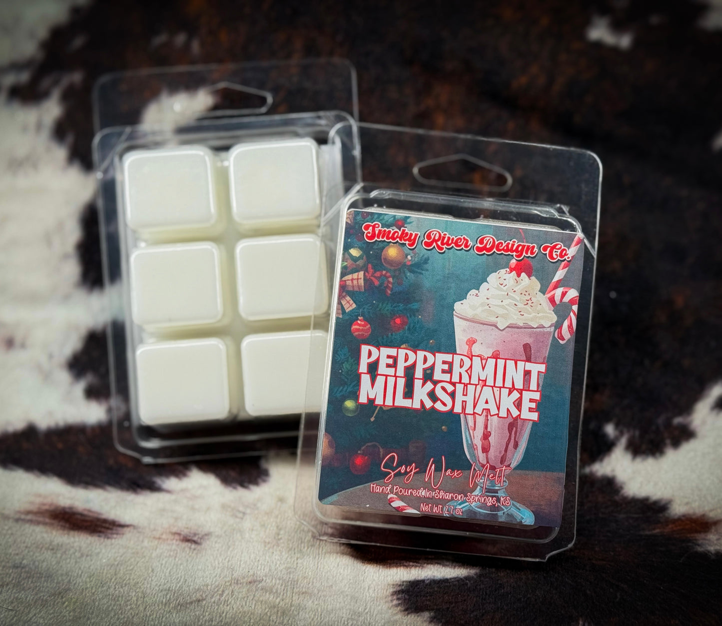 Peppermint Milkshake Soy Wax Clamshell