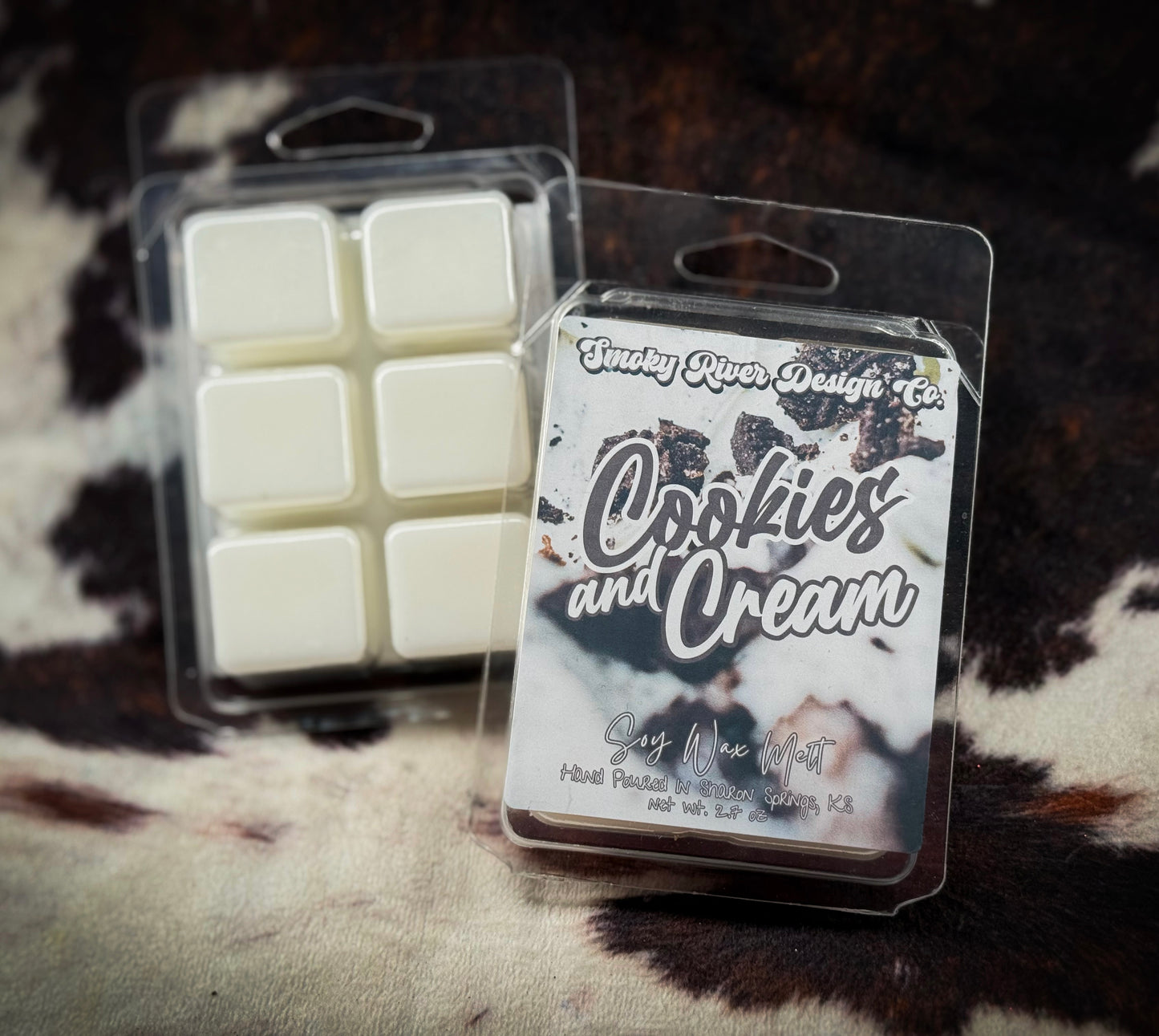 Cookies & Cream Soy Wax Clamshell