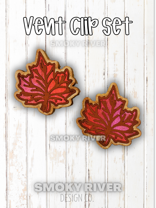 Autumn Leaves Vent Clip Set (Scent- Fall Y'all)