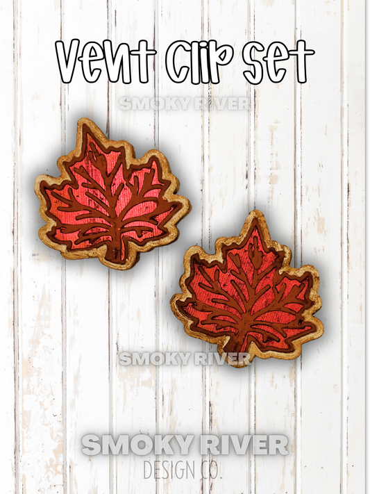 Autumn Leaves Vent Clip Set (Scent- Fall Y'all)