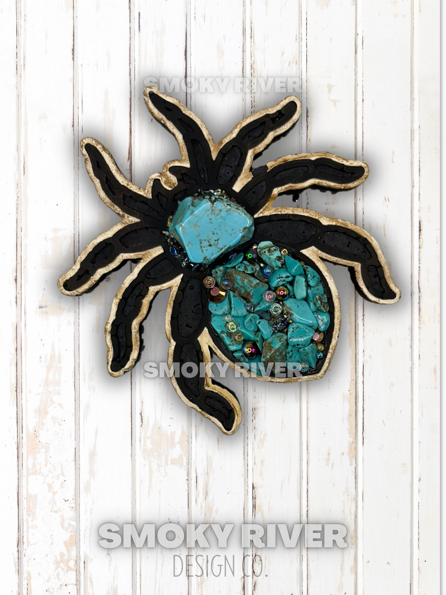 Turquoise Tarantula (Scent- Bourbon Pumpkin)