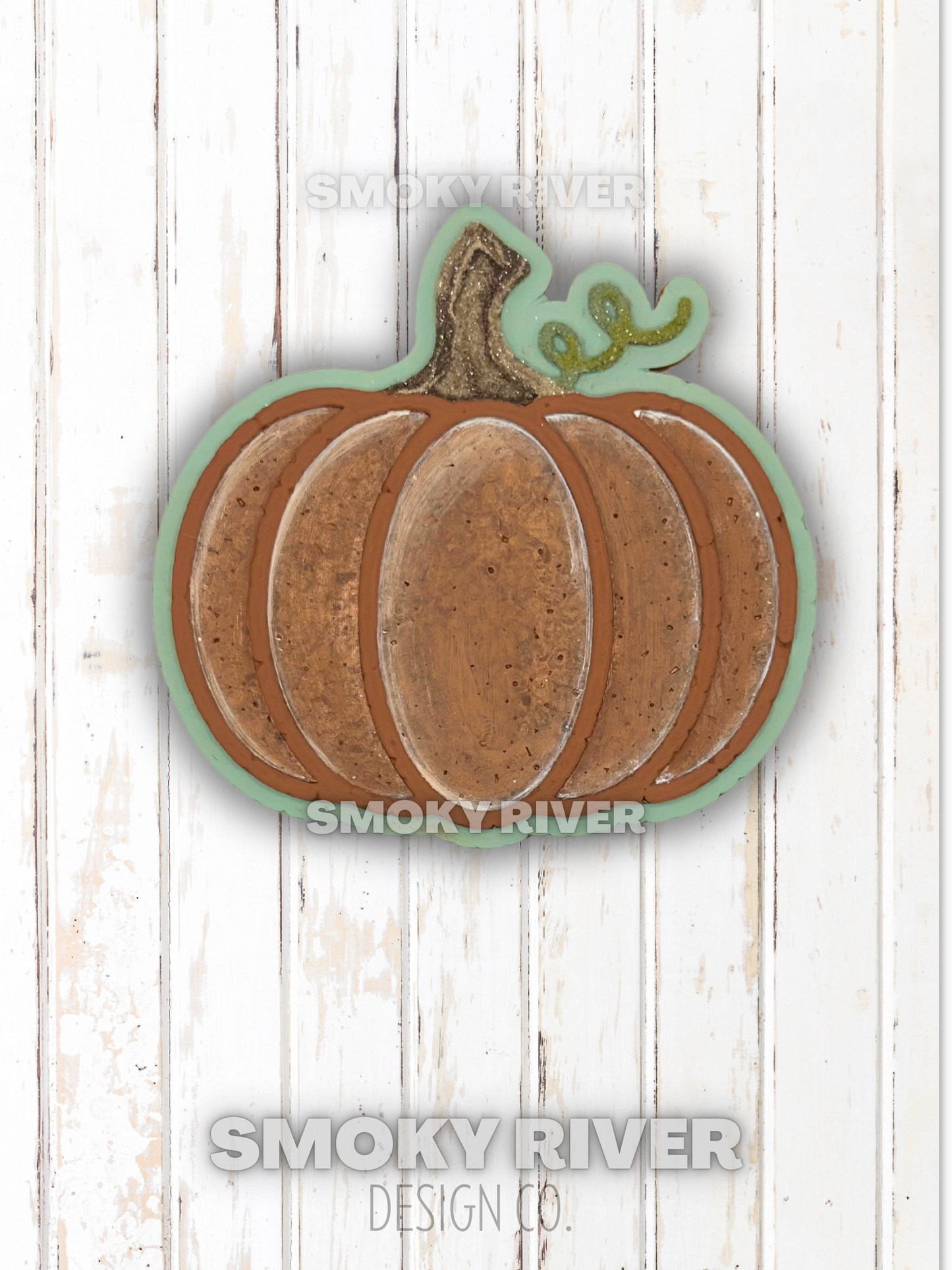 Plain Distressed Pumpkin (Scent- Bourbon Pumpkin)