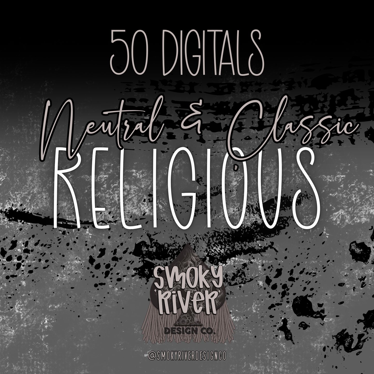 Neutral & Classic Religious Digital Download Drive- 50 Images