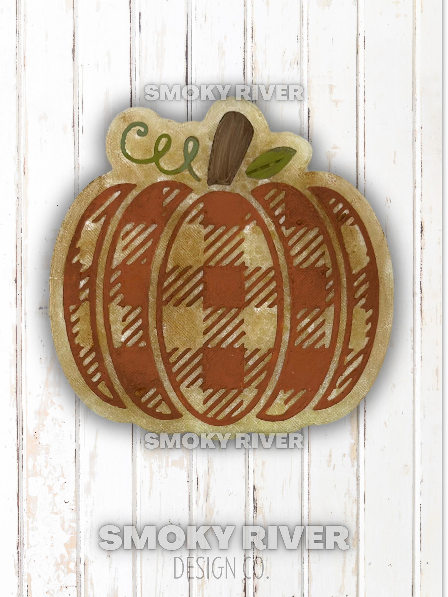 Buffalo Plaid Pumpkin (Scent- A Thousand Wishes)