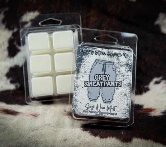 Grey Sweatpants Soy Wax Clamshell