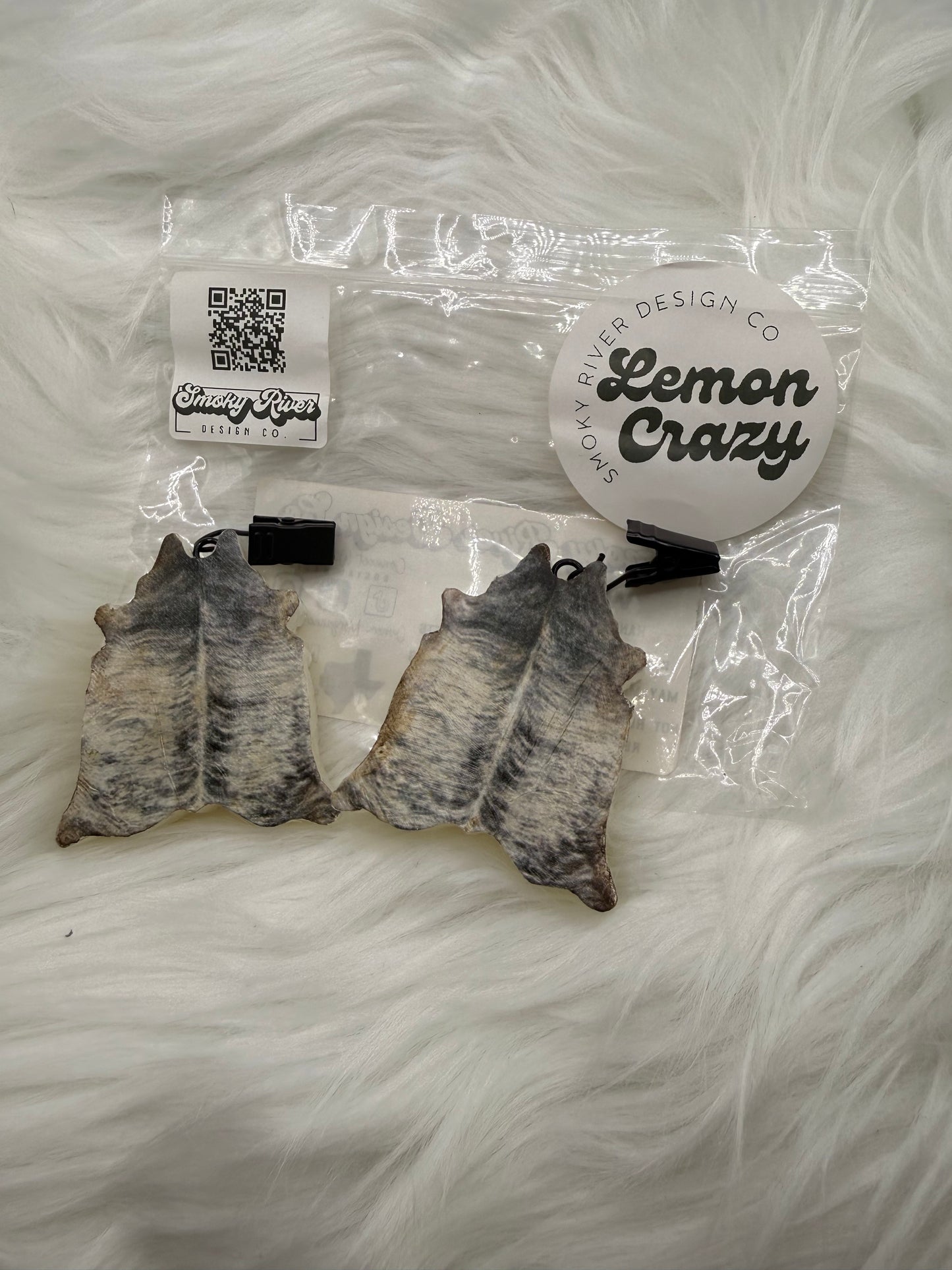 Cow Hide Vent Clip Freshie Set