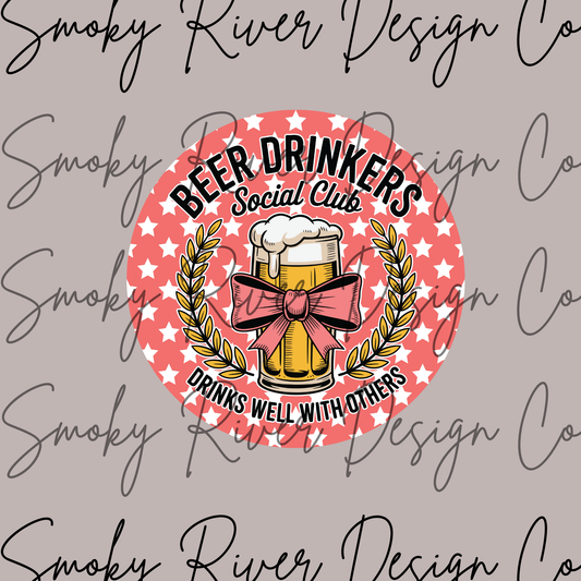 Beer Drinkers Social Club Digital Download