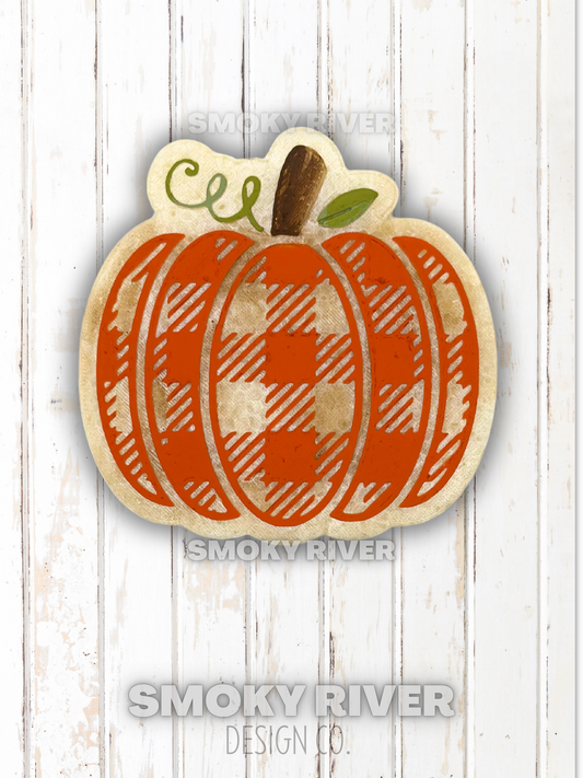 Buffalo Plaid Pumpkin (Scent- Cocoa For Coconuts)