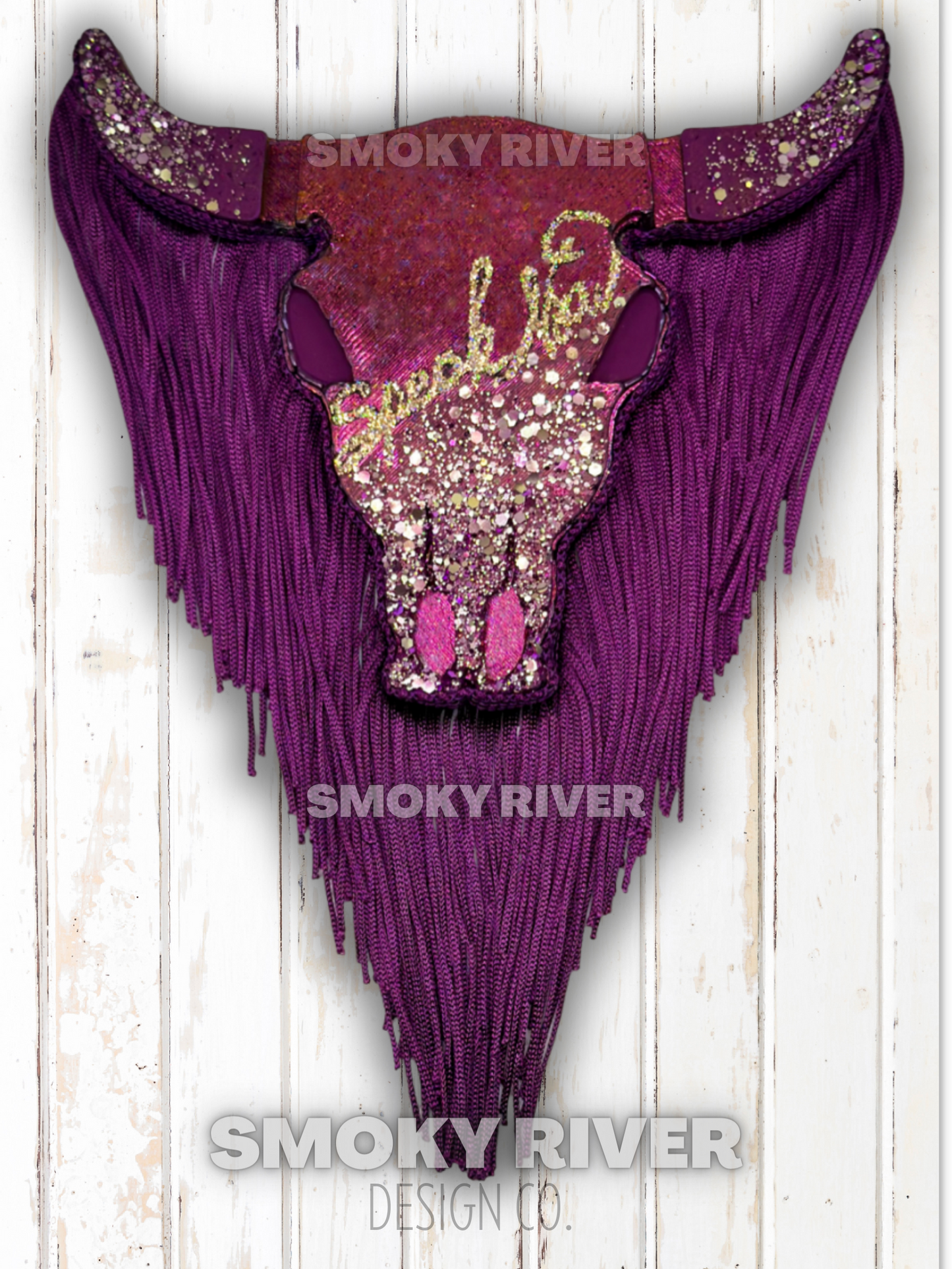 Speak Now Bull Skull Freshie (Scent- Pink Sugar)