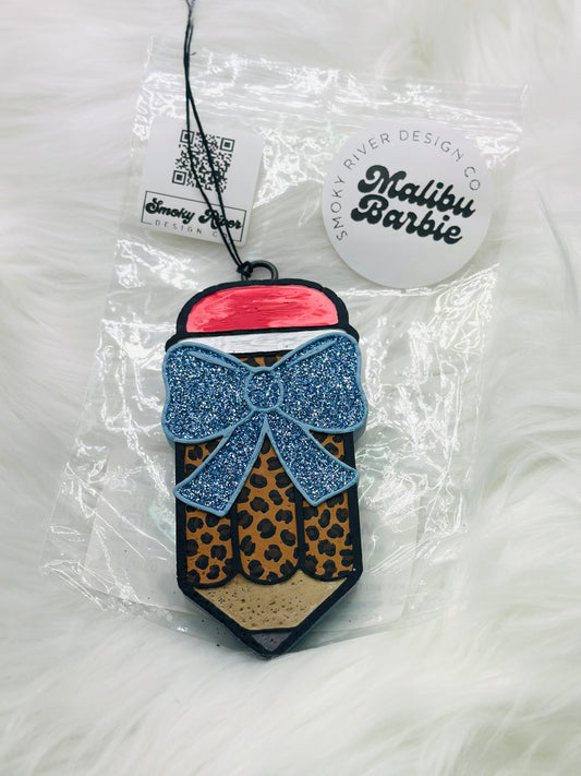 Leopard Pencil With Bow Freshie